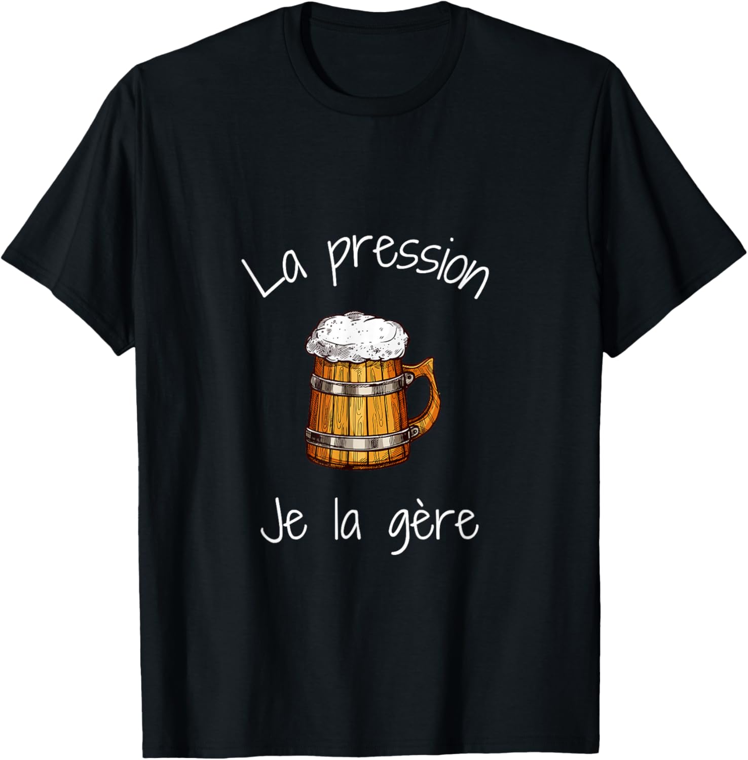 Detalle de Humour Pression T-Shirt bière