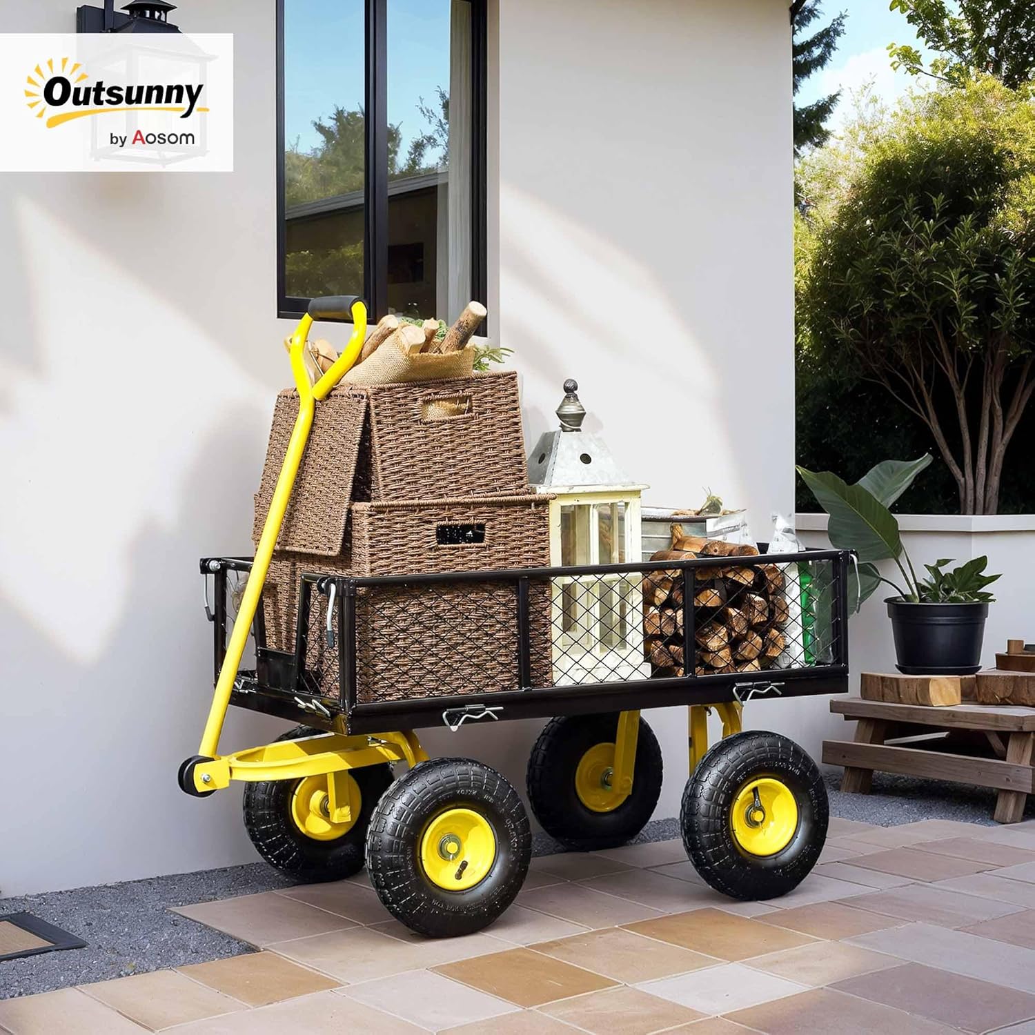 Thumbnail 1 de Outsunny Carro de Jardín basculante 200 kg