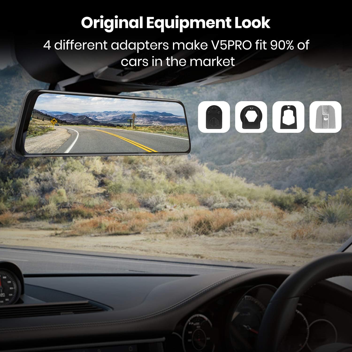 Thumbnail 3 de AUTO-VOX V5PRO 1080P mirror dash cam