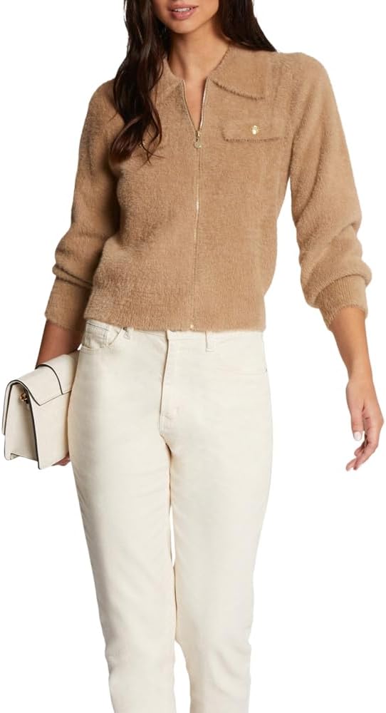 Thumbnail 6 de Morgan 232-mdomi Pull-Over Femme – Gilet long à col revers et fermeture éclair