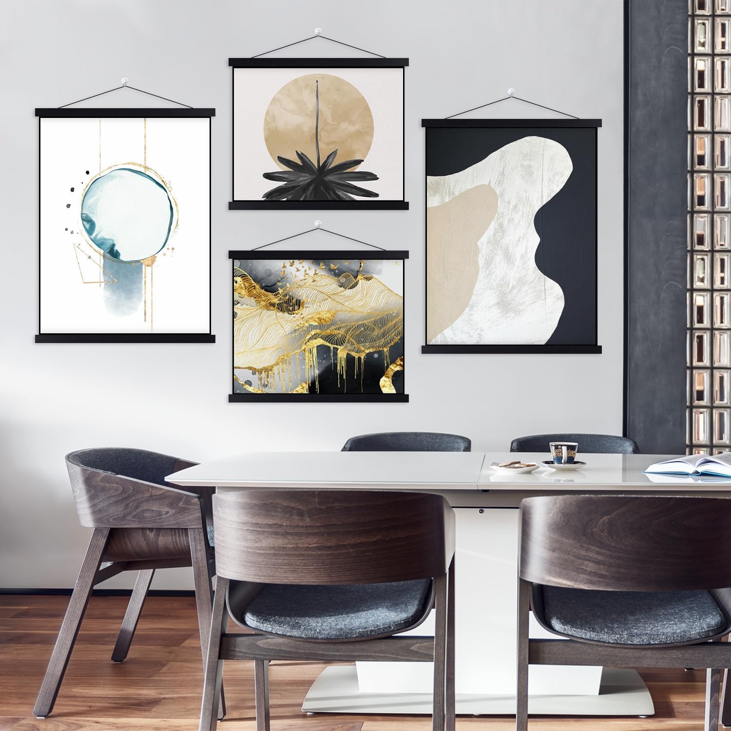 Thumbnail 4 de Benjia 4 Pack A0 Poster Frame Frames 84x59