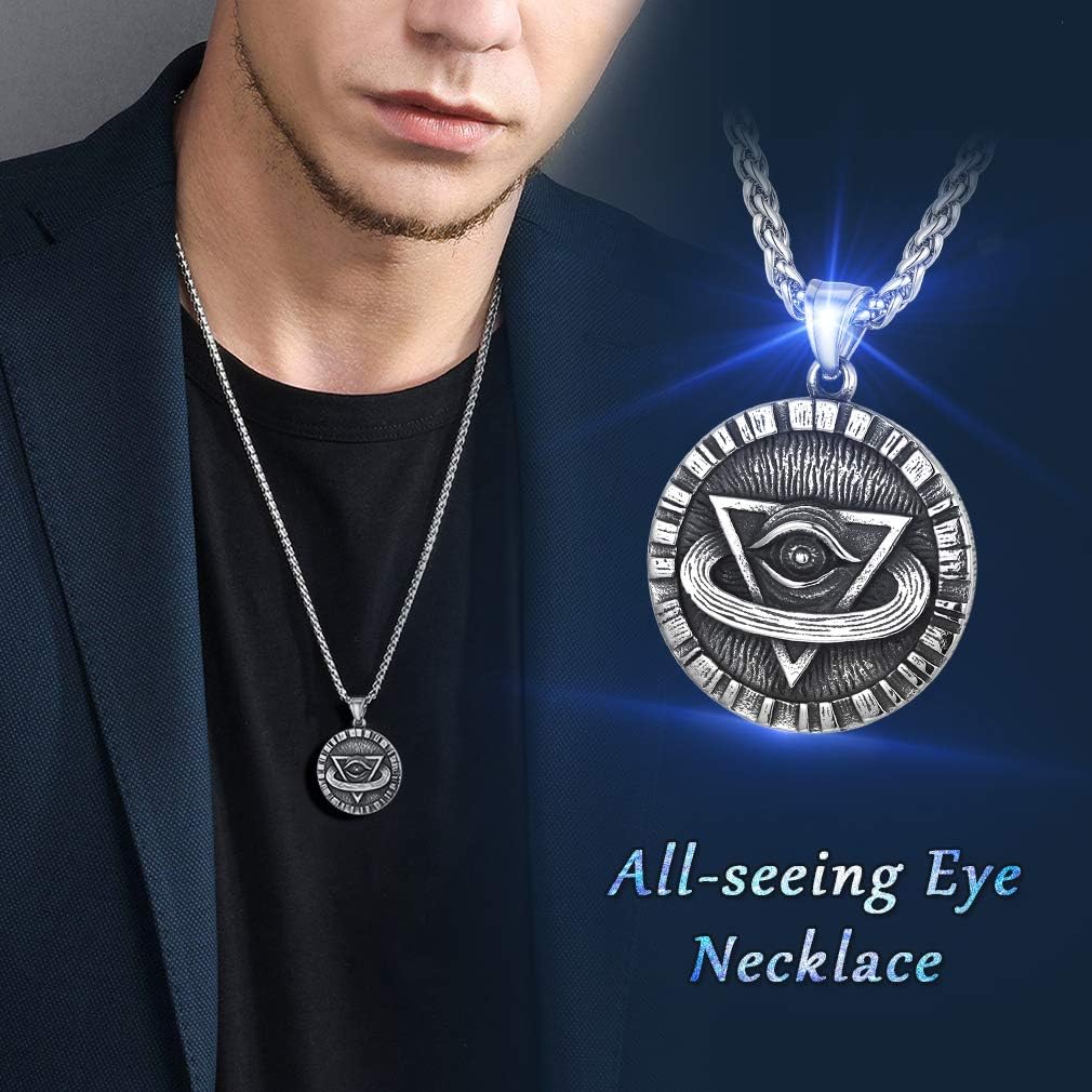 Thumbnail 2 de FaithHeart Collana Occhio della Provvidenza