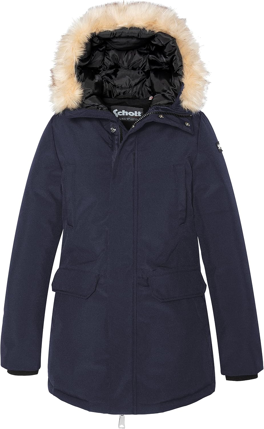Detalle de Schott NYC Kunstfell Parka Jktnellyw