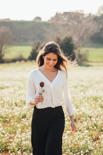 Thumbnail 8 de Forging Art Bcn Rosa Eterna de Hierro forjada a mano (Roja/Verde, sin base)