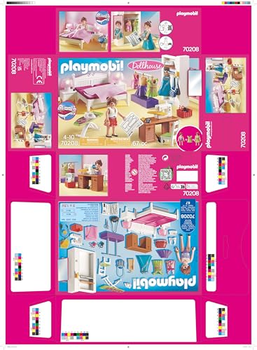 Thumbnail 8 de Playmobil 70208 Chambre avec Espace Couture – Maison de poupée avec coin couture