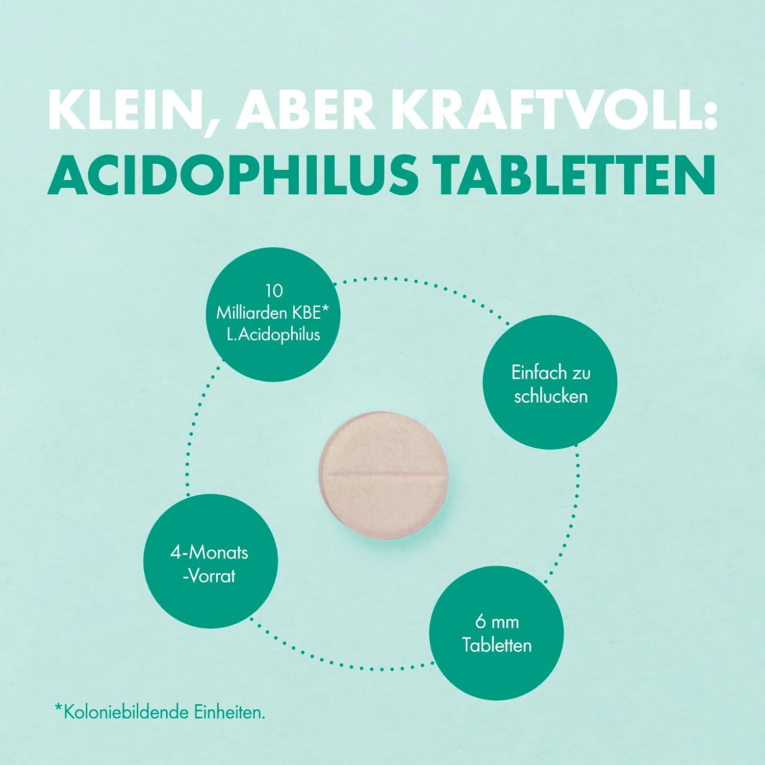 Thumbnail 4 de Incite Nutrition Acidophilus Bio-Kulturen Tabletten mit Lactobacillus Gasseri (10 Milliarden KBE, 4 Monate Vorrat) – vegan
