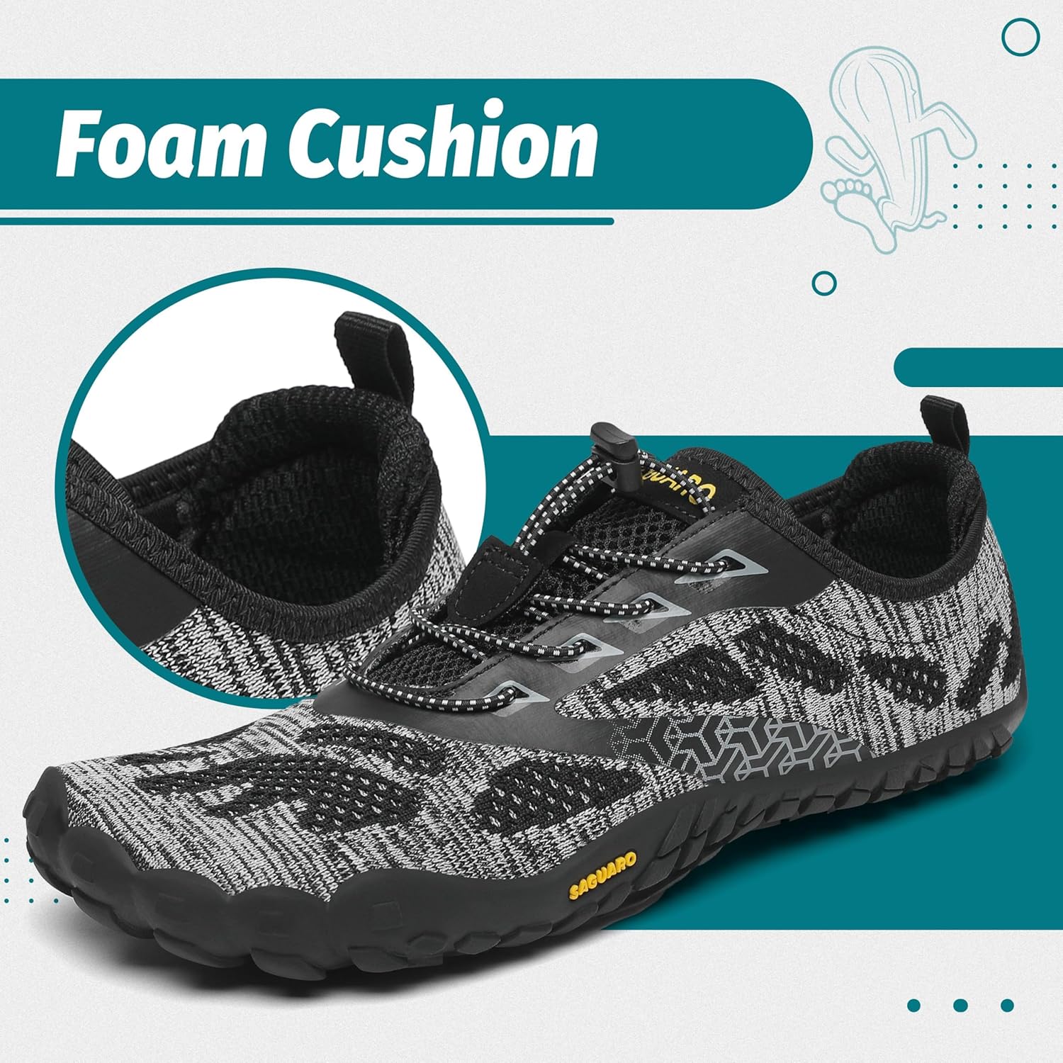 Thumbnail 4 de SAGUARO Scarpe Barefoot Unisex: Minimaliste a Piedi Nudi per Trail, Trekking e Palestra