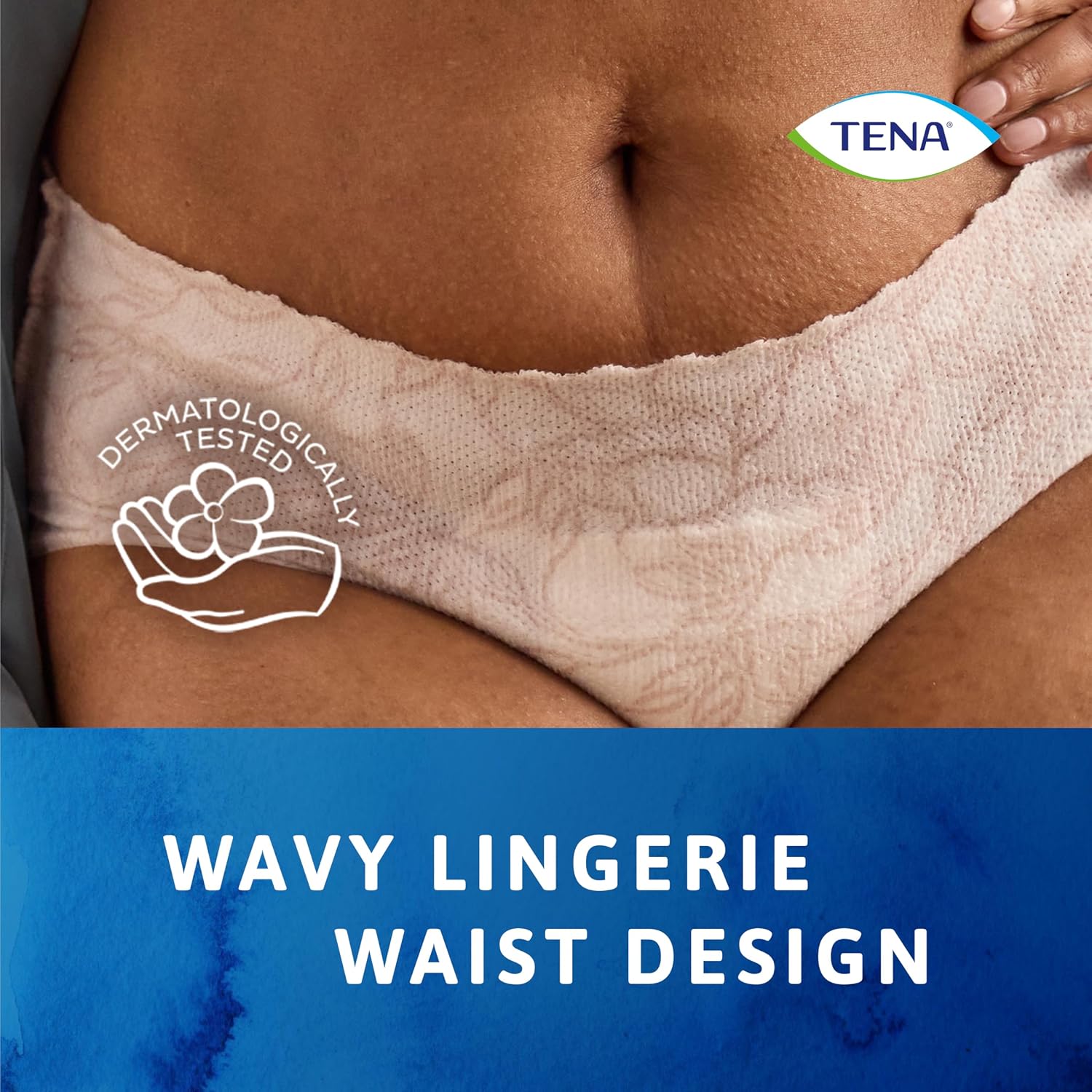 Detalle 2 de TENA Silhouette Plus Low Waist Incontinence Pants (30 pairs) for Women – Large, 95–125 cm
