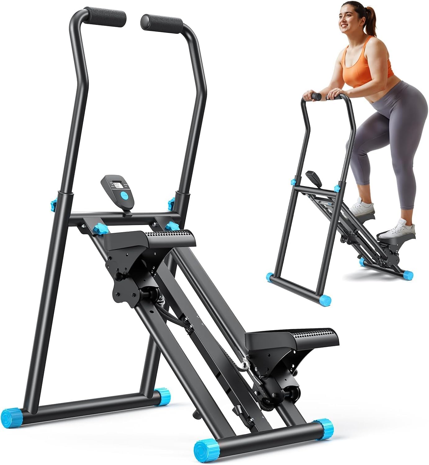 MERACH Upgraded Stair Stepper Exercise Machine for Home Gym (Foldable Vertical Stair Climber)