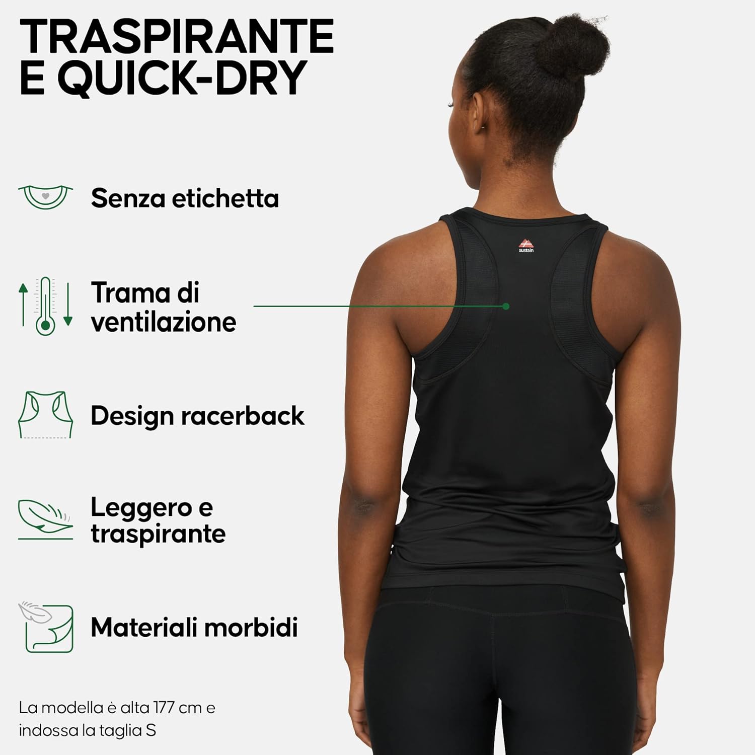 Thumbnail 1 de Danish Endurance Canotta sportiva senza maniche da Donna – Leggera, traspirante e sostenibile