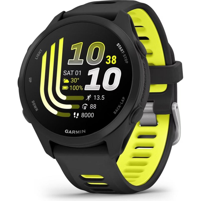 Detalle de Garmin Forerunner 170 Music: GPS, música integrada y salud en una 42 mm resistente