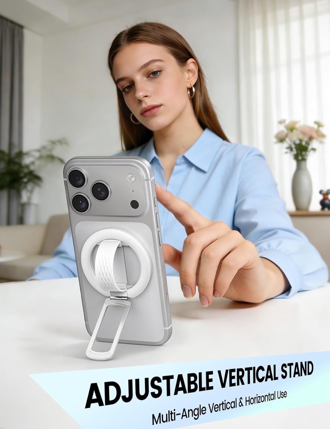 Detalle de Lamicall Magnetic Phone Grip with Silicone Loop