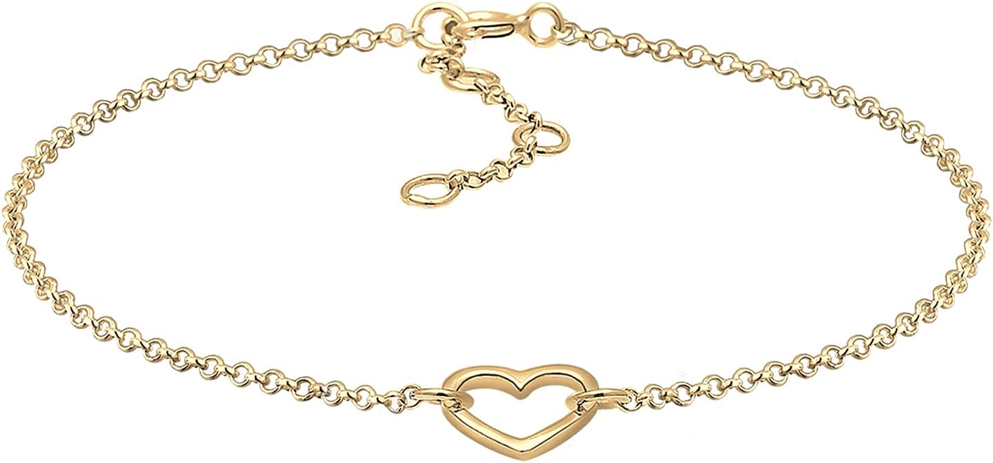 Thumbnail 4 de Elli Damen Herz 925 Sterling Silber Armband ❤