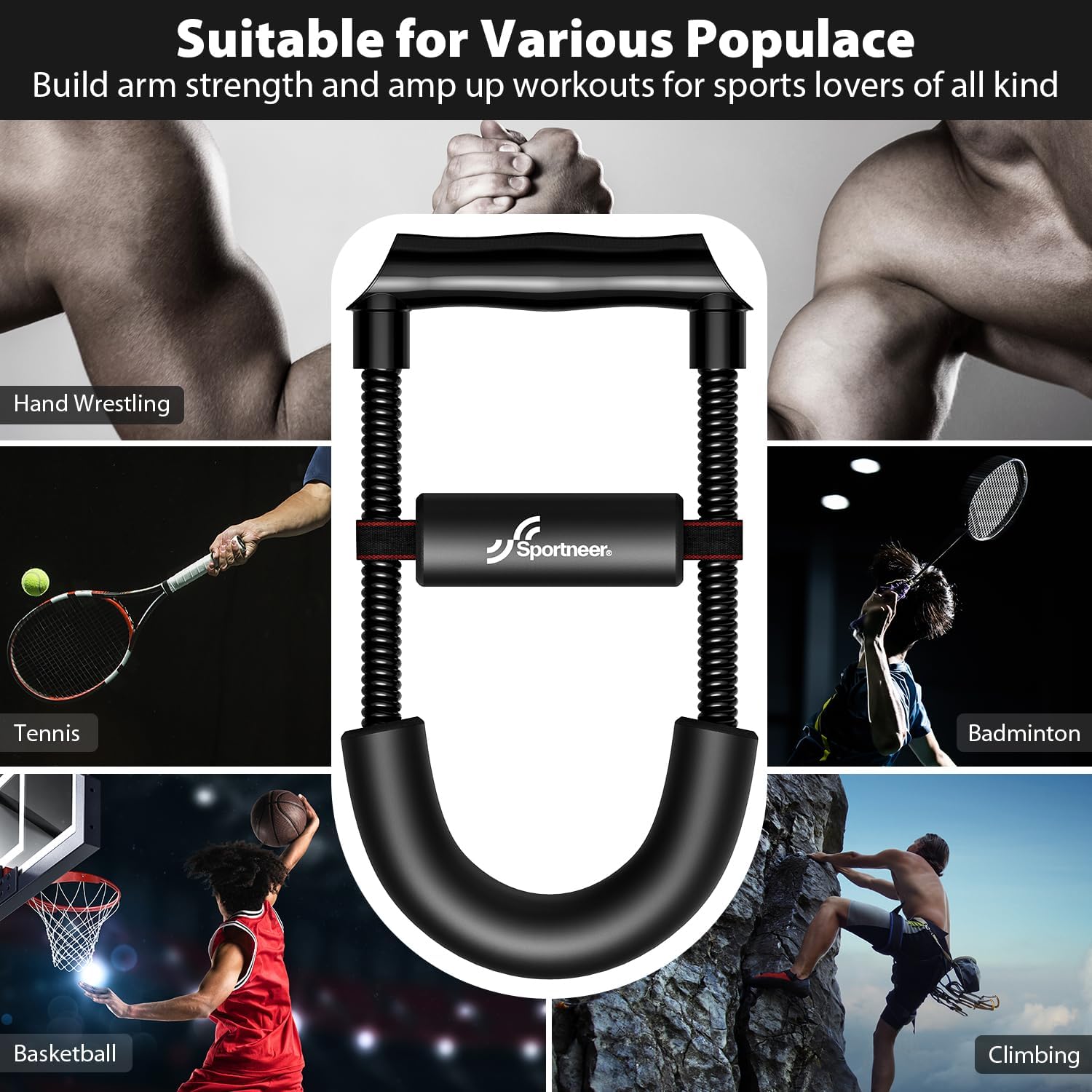 Detalle 2 de Sportneer Wrist Exerciser with Adjustable Tension