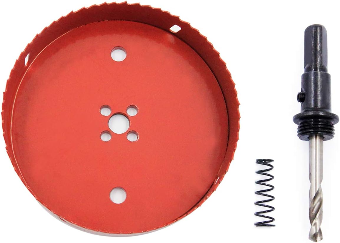 Thumbnail 1 de Laiwei 155 mm Lochsäge mit HSS-Bimetall (M42) und Zentrierbohrer für Holz und Metall – 6-1/8