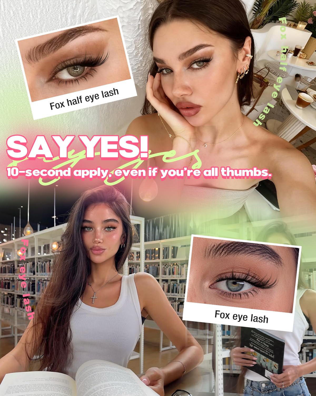 Thumbnail 6 de Focipeysa Wispy Lash Clusters 10-18mm 💄