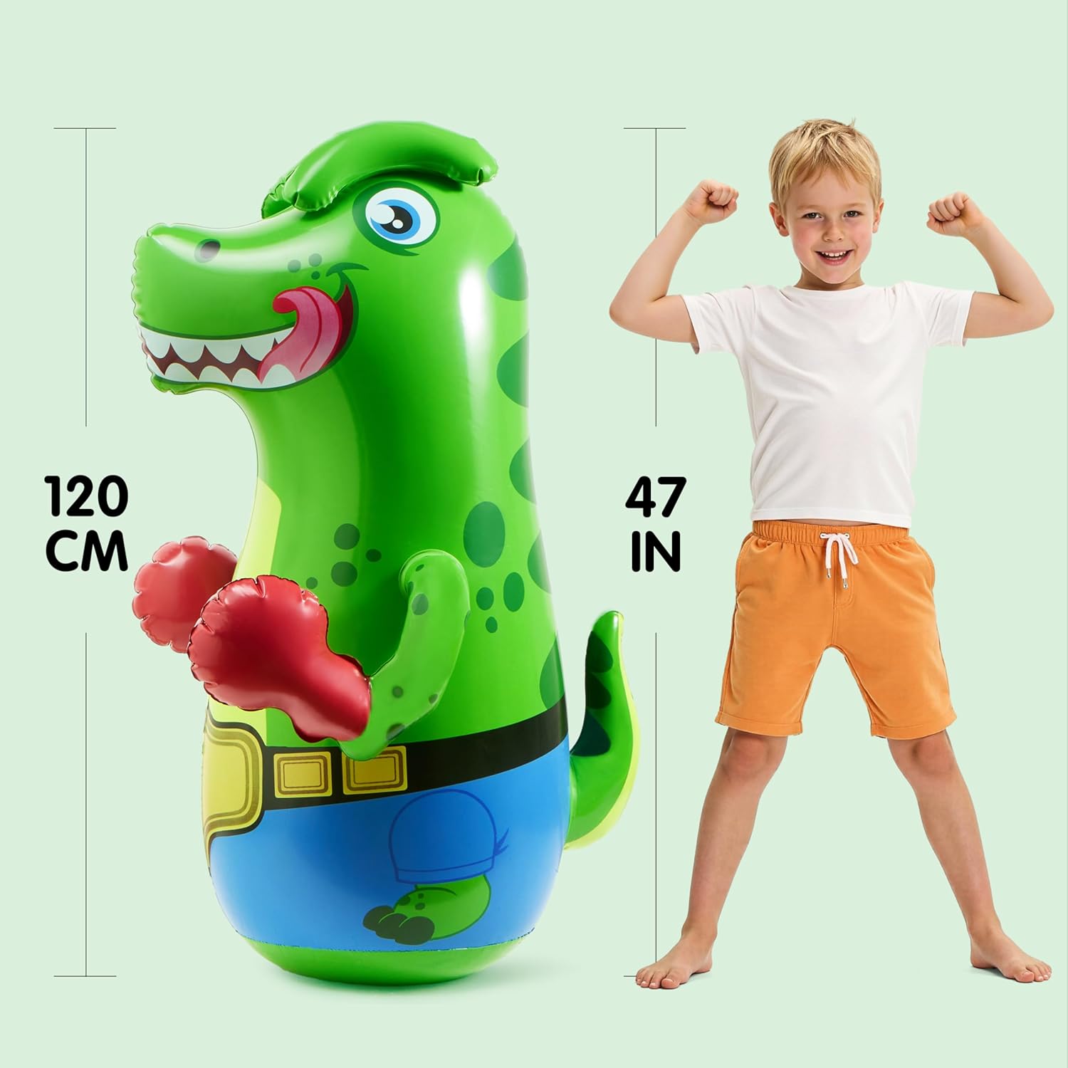 Thumbnail 4 de SYNCFUN Inflatable Punching Bag 47 in Bopper