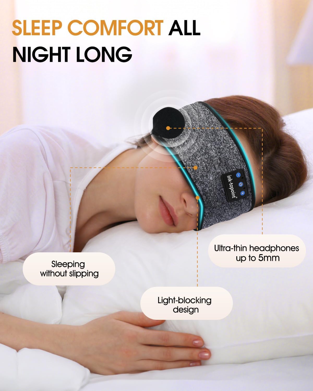 Thumbnail 5 de ink-topoint Sleep Headphones, 16 hours