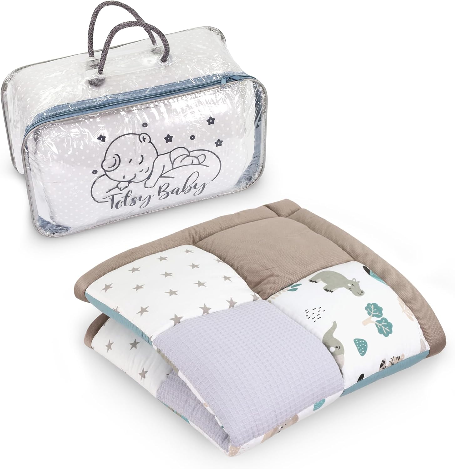 Thumbnail 2 de Totsy Baby Tappeto Gioco: tappetino neonato e bambino multiuso con imbottitura 4 cm, lavabile 30°C