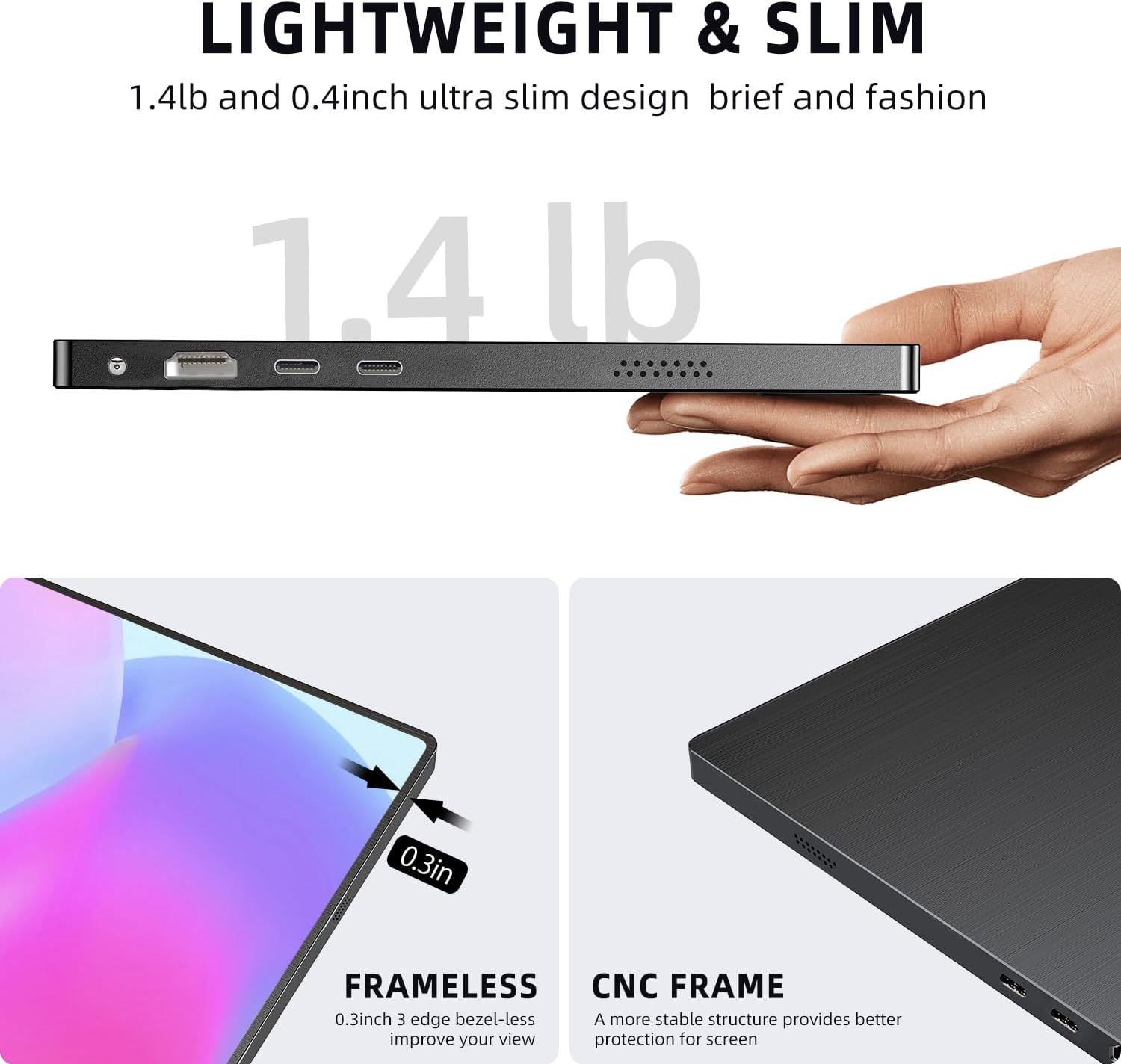 Thumbnail 4 de UPERFECT Monitor Portátil 15.6" Full HD IPS