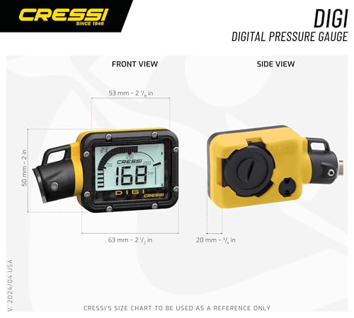 Thumbnail 4 de Cressi Test Digi Yellow Bar, manómetro digital de buceo
