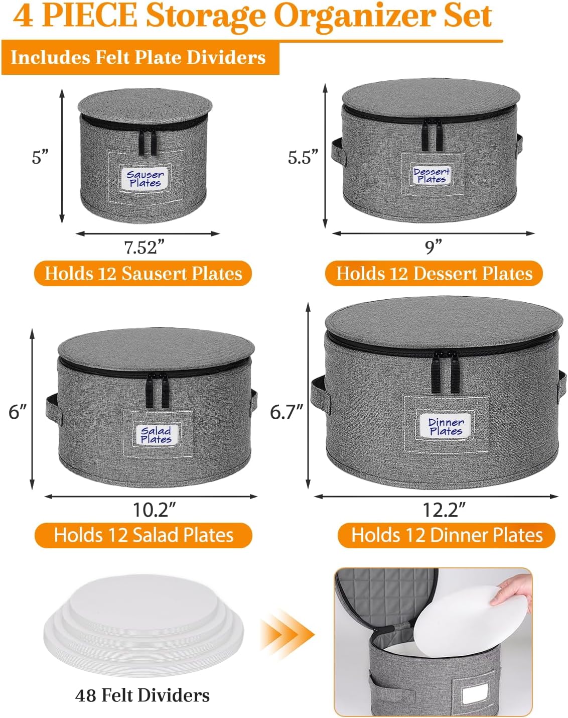 Thumbnail 5 de punemi China Storage Containers 4-piece dish storage set