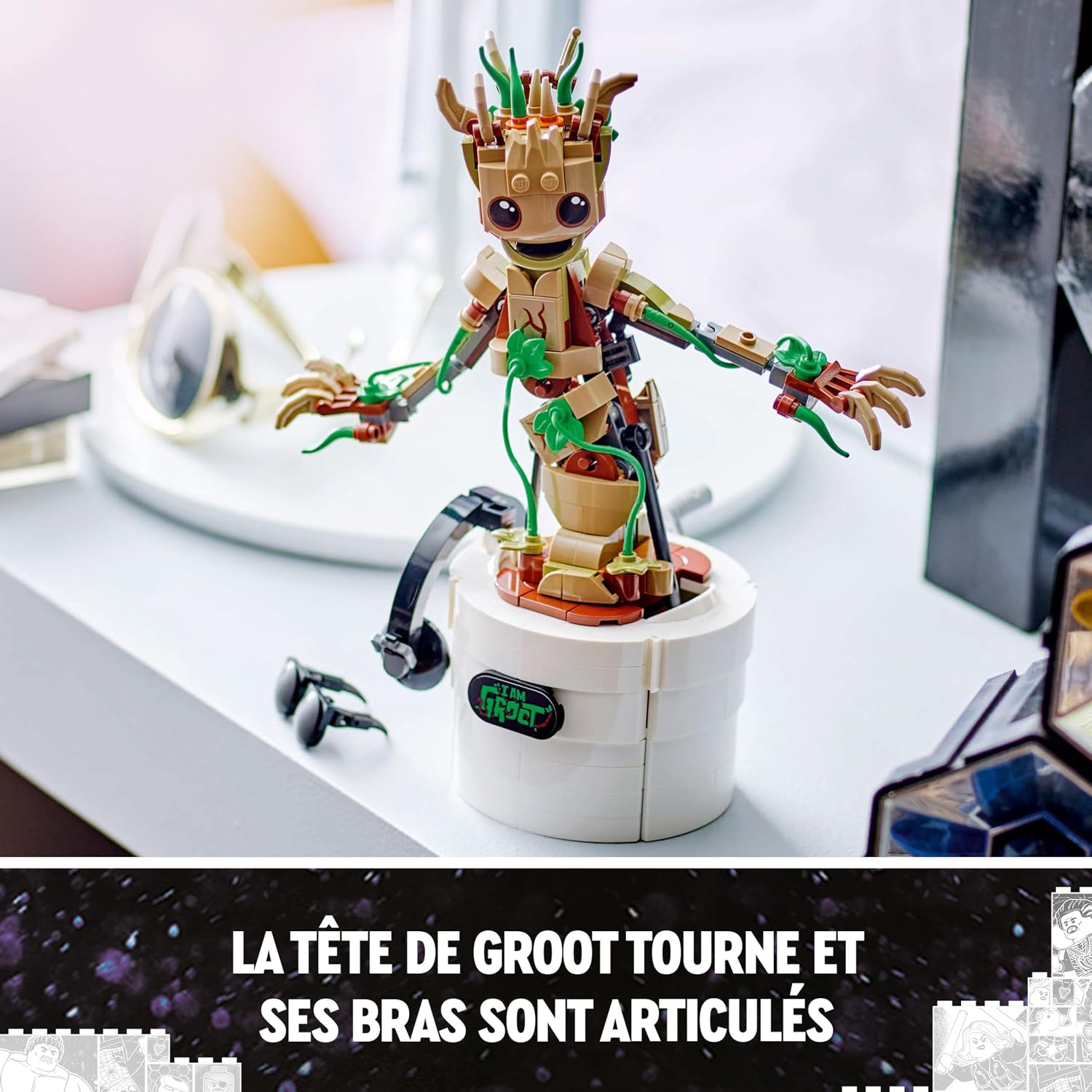Thumbnail 4 de LEGO Marvel 76297 Bébé Groot dansant