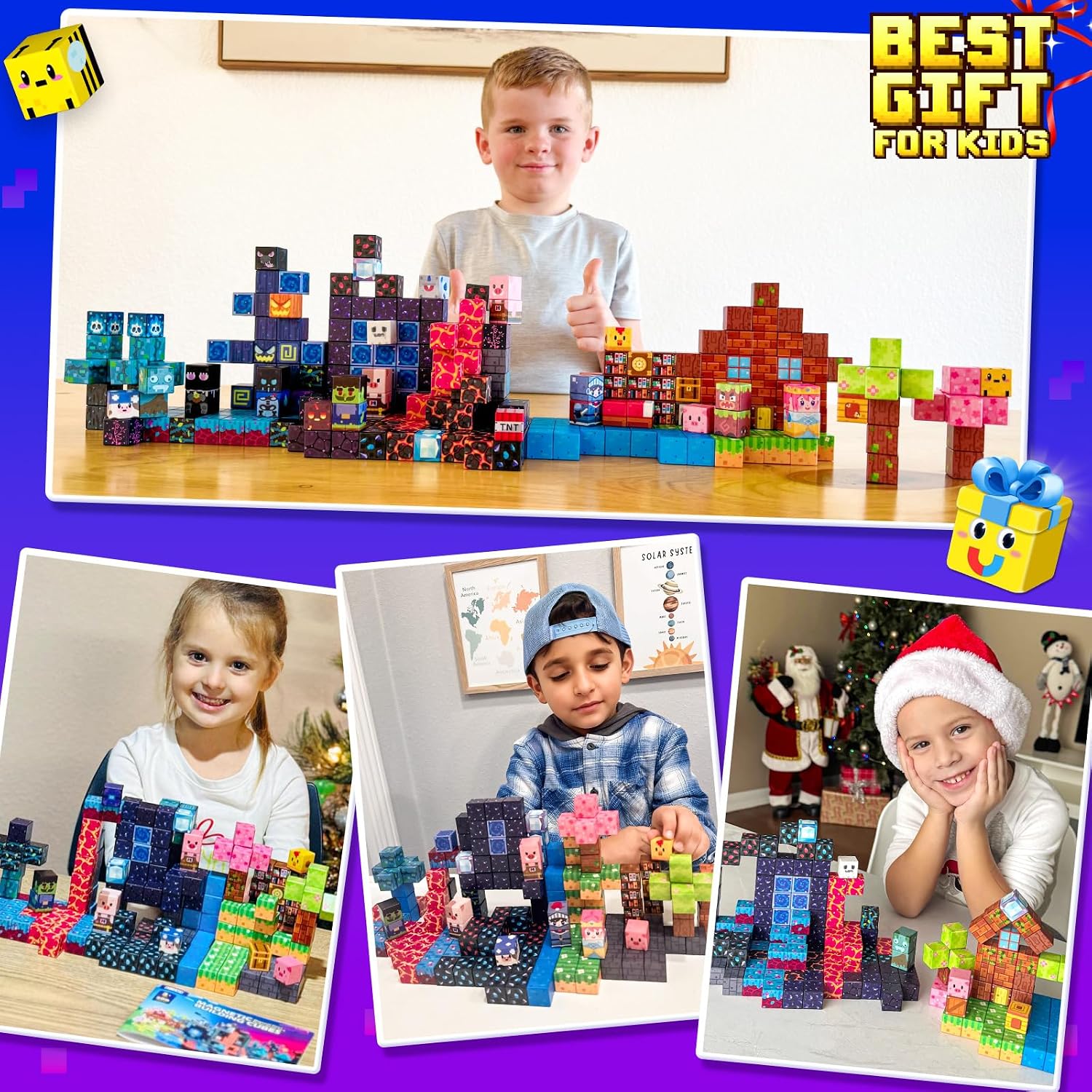 Thumbnail 5 de Build Mine Magnet World 300PCS magnetic blocks 🧩