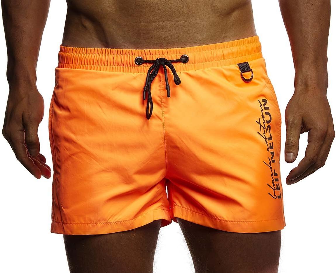 Thumbnail 1 de Leif Nelson Short de Bain Homme Imprimé Graphique Réglable – Moderne et Taille Unique