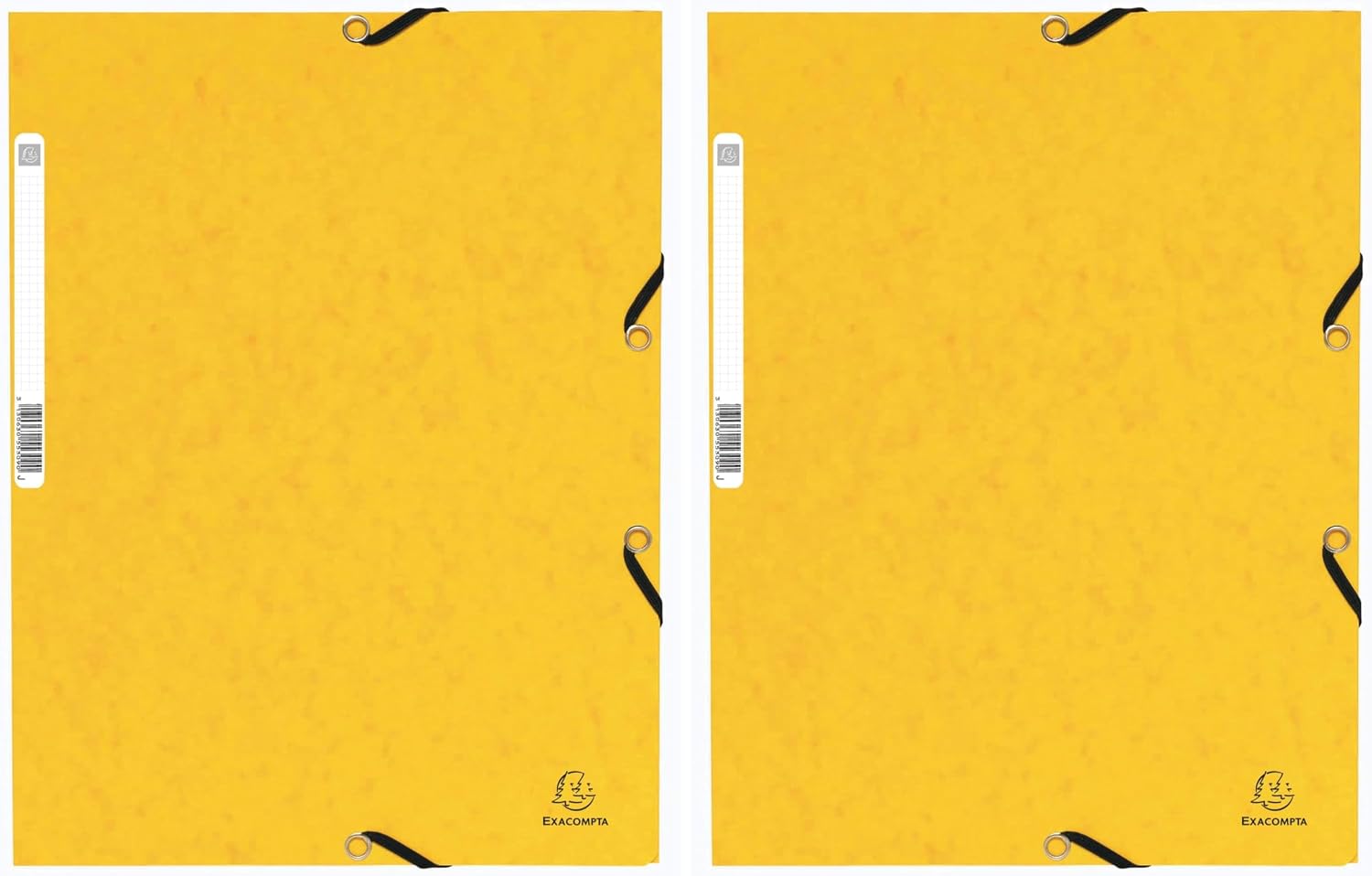 Thumbnail 4 de Exacompta 55309E – Paquet de 10 chemises à élastiques jaune, 24 x 32 cm (A4)