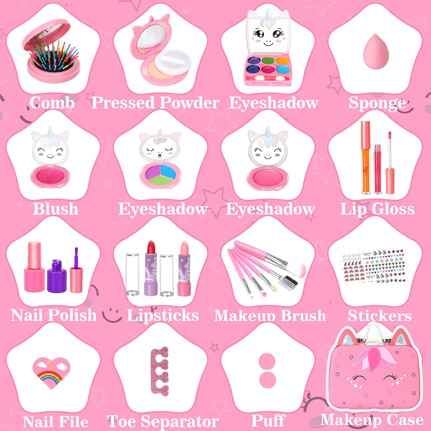 Detalle 2 de Heaning Kids Washable Makeup Kit 26pc