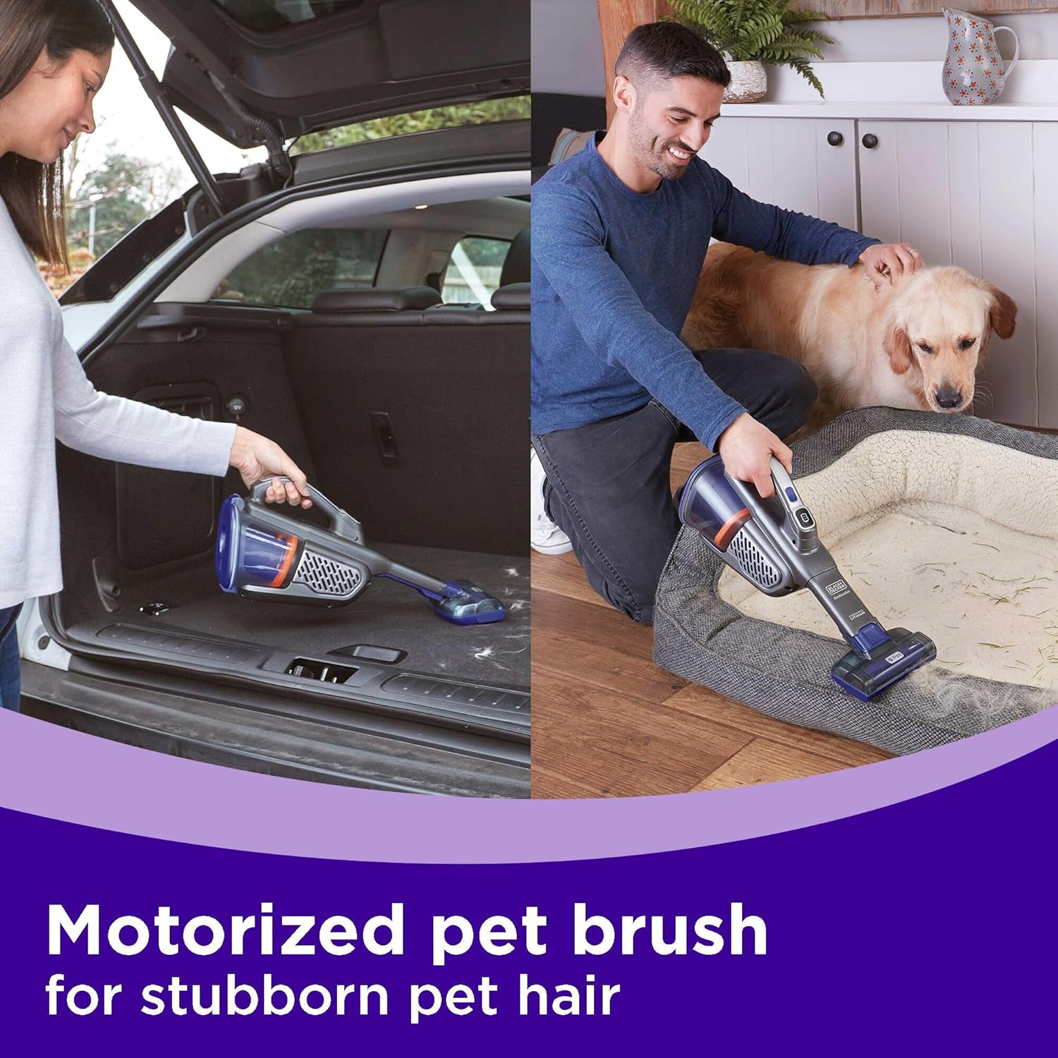 Detalle de BLACK+DECKER dustbuster furbuster Pet Hair Vacuum HHVK515JP07