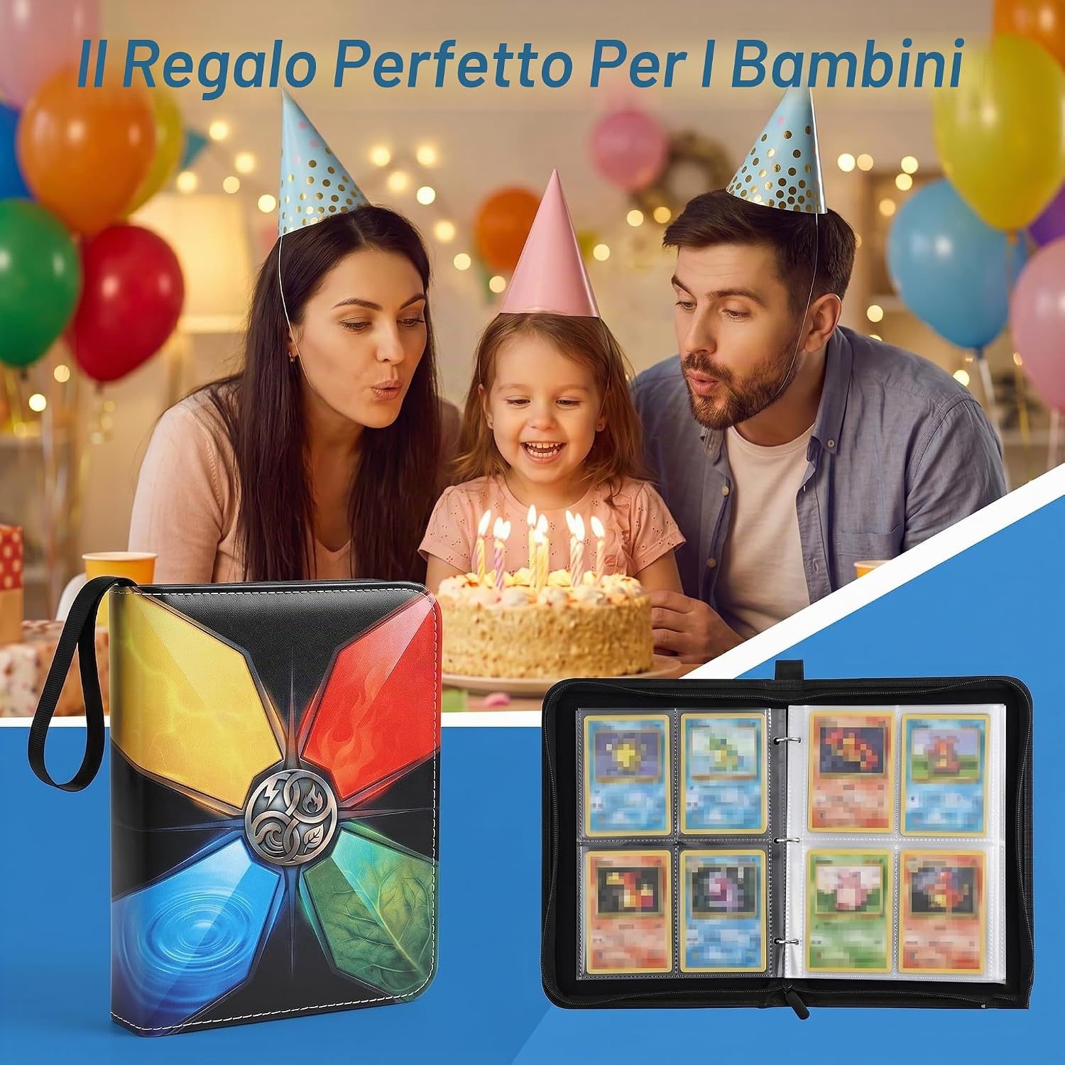 Detalle 2 de KORVORIA Album Porta Carte – 440 Tasche, 55 Pagine, PU resistente