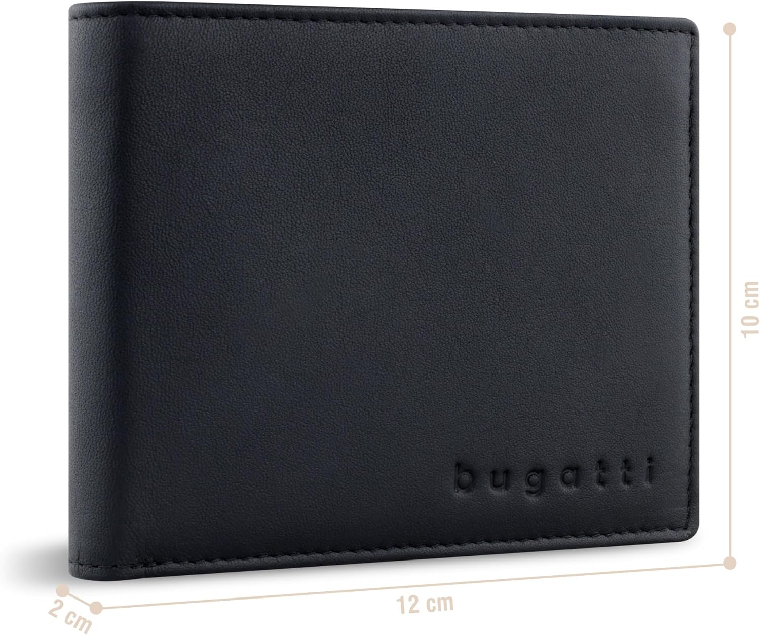 Thumbnail 1 de bugatti Lima Portefeuille cuir RFID 12x10 cm