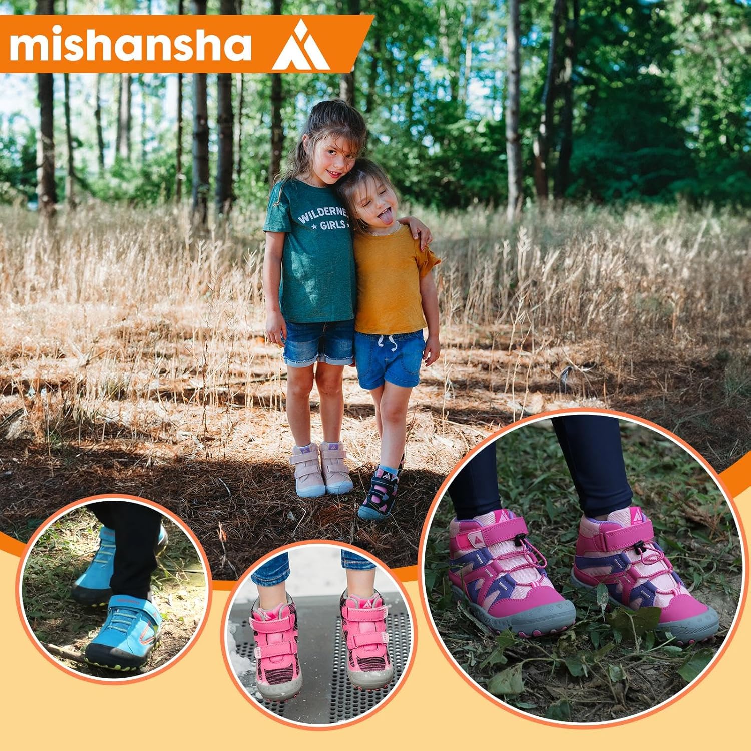 Thumbnail 5 de Mishansha Kids Hiking Boots: Water-Resistant, Anti-Collision Toe, Non-Slip Outdoor Shoes for Toddlers