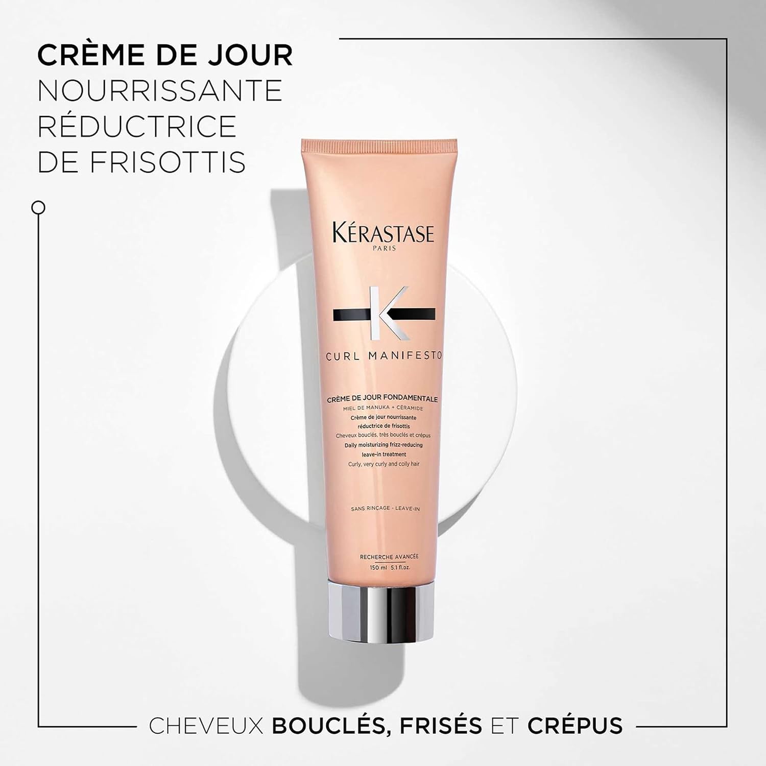 Detalle 2 de KÉRASTASE Curl Manifesto Crème de Jour Fondamentale – Soin anti-frisottis, 150 ml