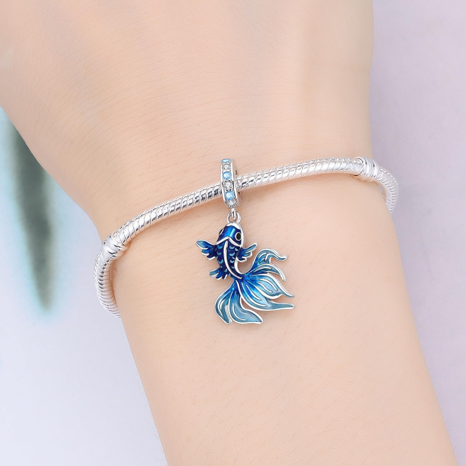 Thumbnail 4 de CYCUFF 925er Sterlingsilber-Anhänger – zeitloser Schmuck für Armbänder und Halsketten