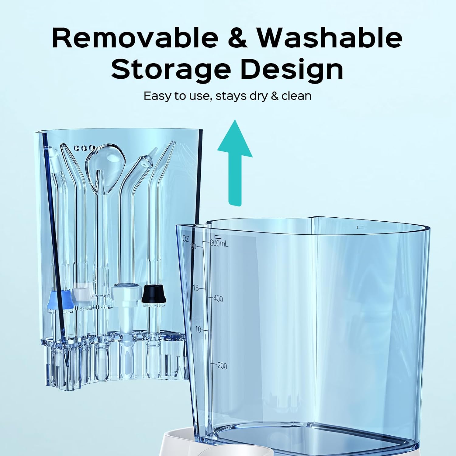 Thumbnail 4 de COSLUS E2 Water Flosser with 12 Pressure Settings, 2 Modes and 600 mL Tank