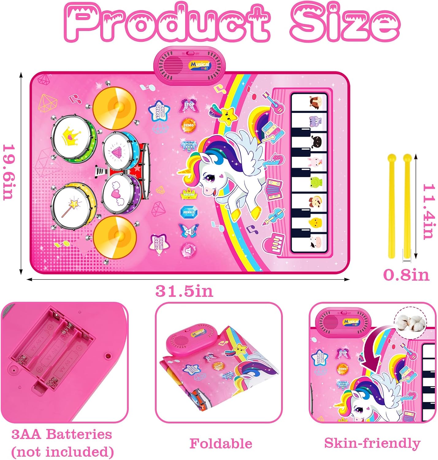 Thumbnail 3 de Music Mat 3-in-1 Ages 1-2