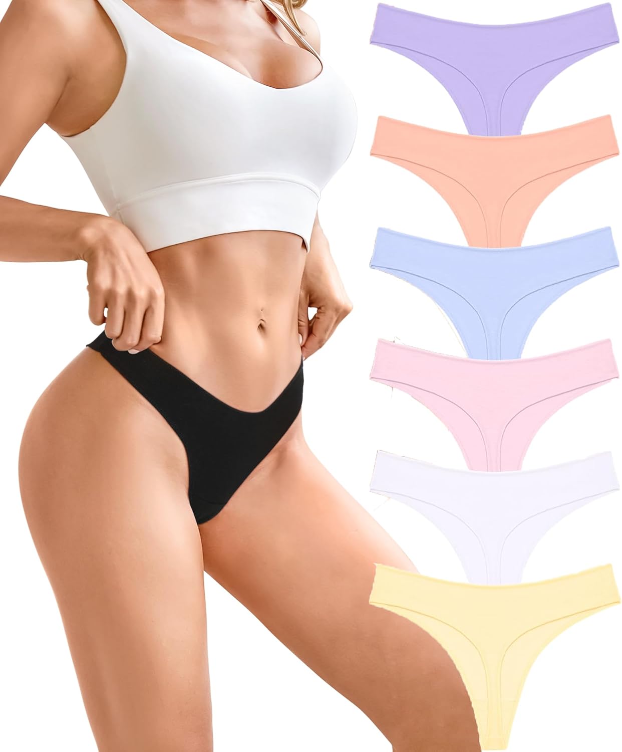 Thumbnail 6 de BeReady String Tanga 6er Pack Baumwolle