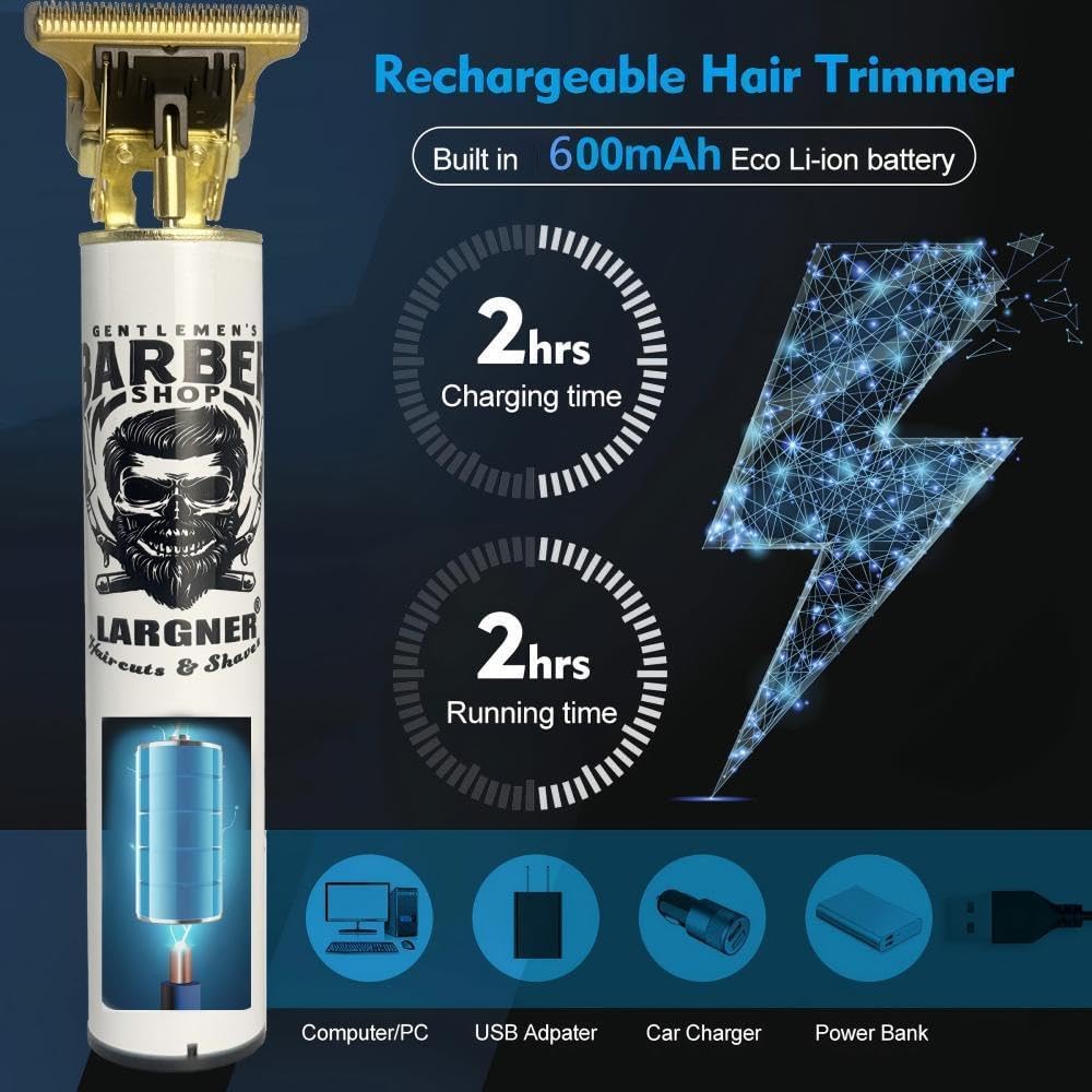 Detalle de Hair clippers beard trimmer kit with USB