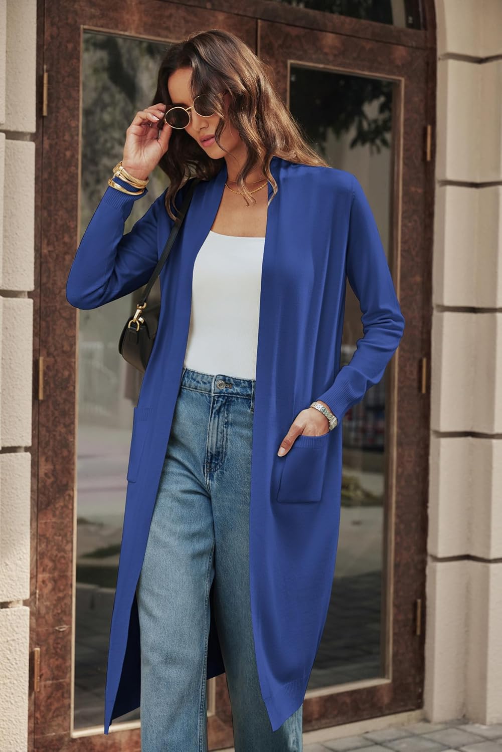 Thumbnail 5 de GRACE KARIN Maxi Knit Cardigan