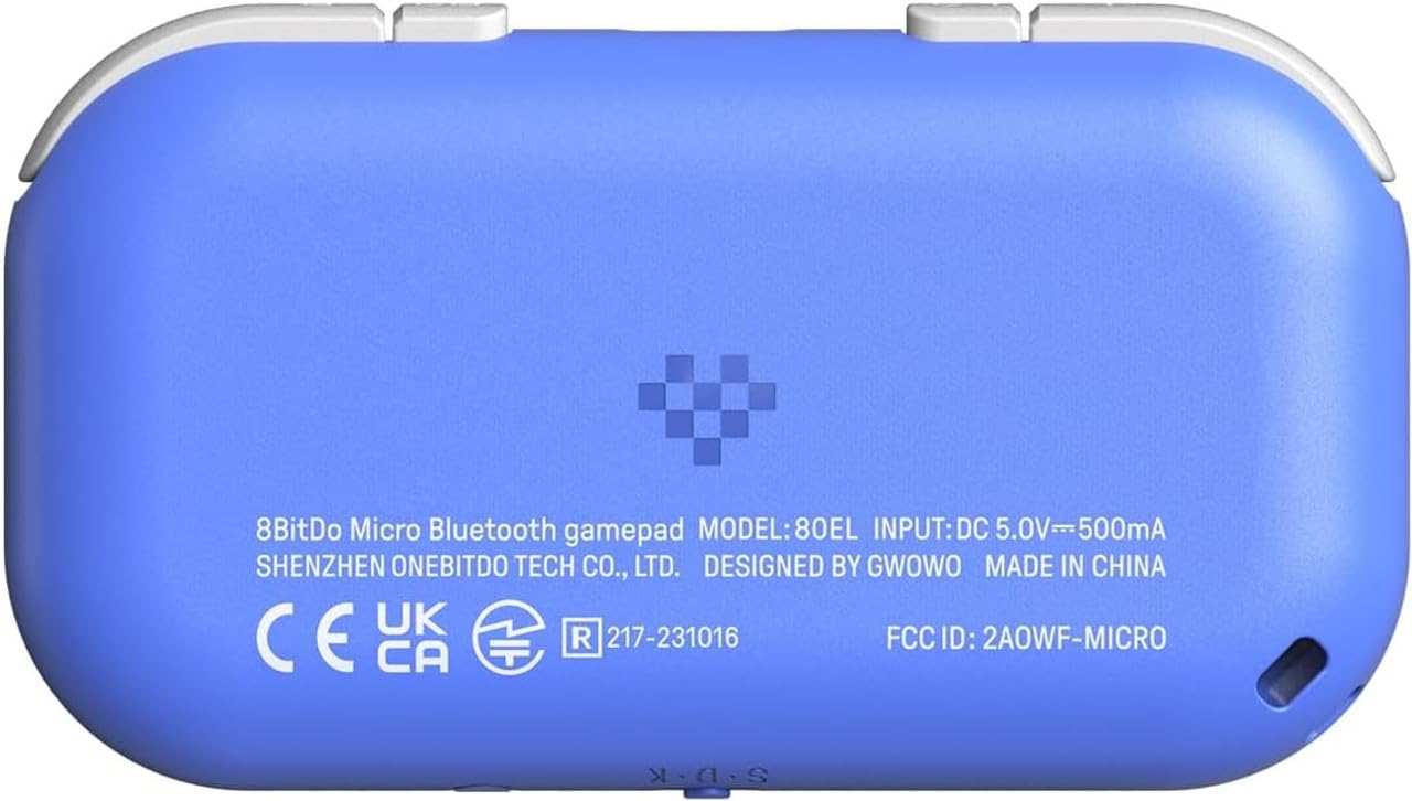 Detalle 2 de 8Bitdo Micro Bluetooth Gamepad — Pocket Mini Controller