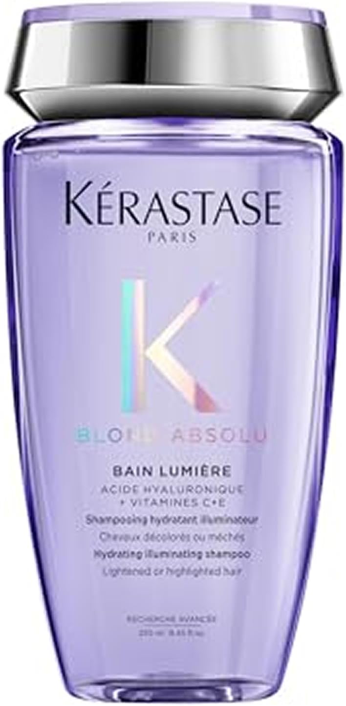 Detalle de Kérastase Blond Absolu Hydrating Illuminating Shampoo (Bain Lumiere) for Lightened, Highlighted and Grey Hair