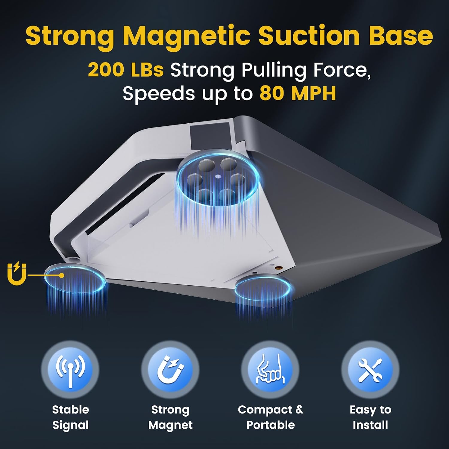 Detalle de Starlink Mini Magnetic Mount 200lb pull 📡