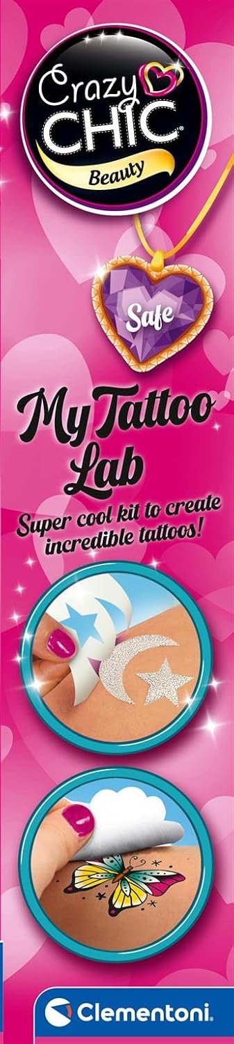 Detalle de Clementoni Crazy Chic: temporäre Tattoos ab 6 🎨