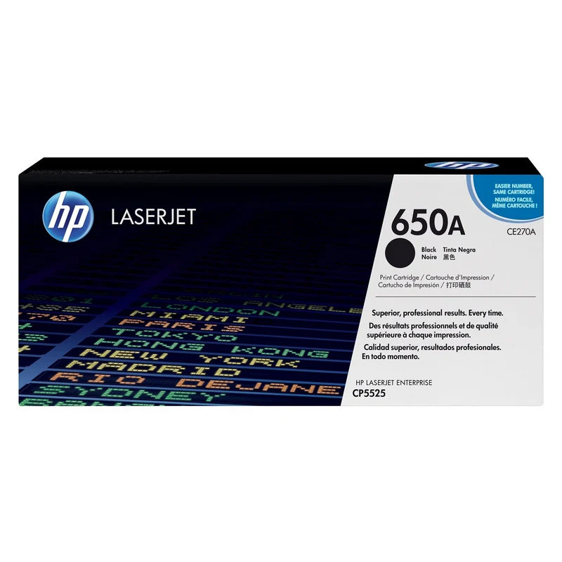 Detalle de HP 650A Tóner original LaserJet negro 🖨