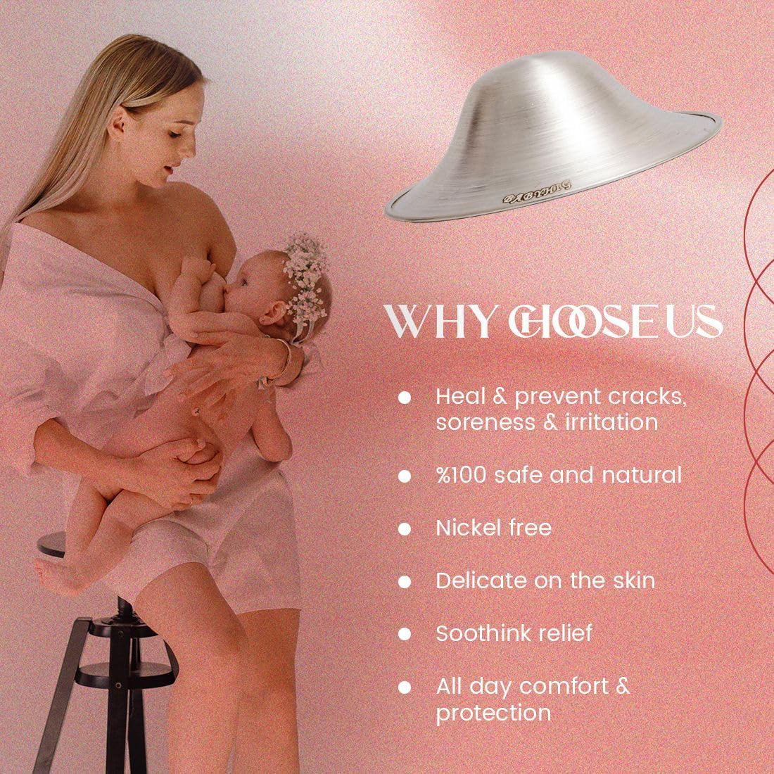 Thumbnail 3 de BABYHIG The Original Silver Nursing Cups 925