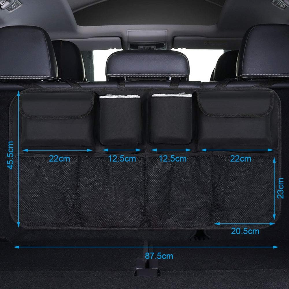 Thumbnail 2 de URAQT Car Boot Organiser Waterproof kick mats, Multi-pocket