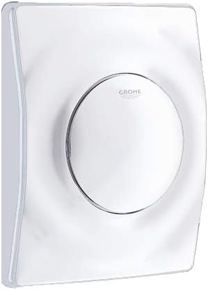 Detalle de GROHE Surf 38808SH0 bedieningsplaat, wit, 14,4 × 11,6 cm